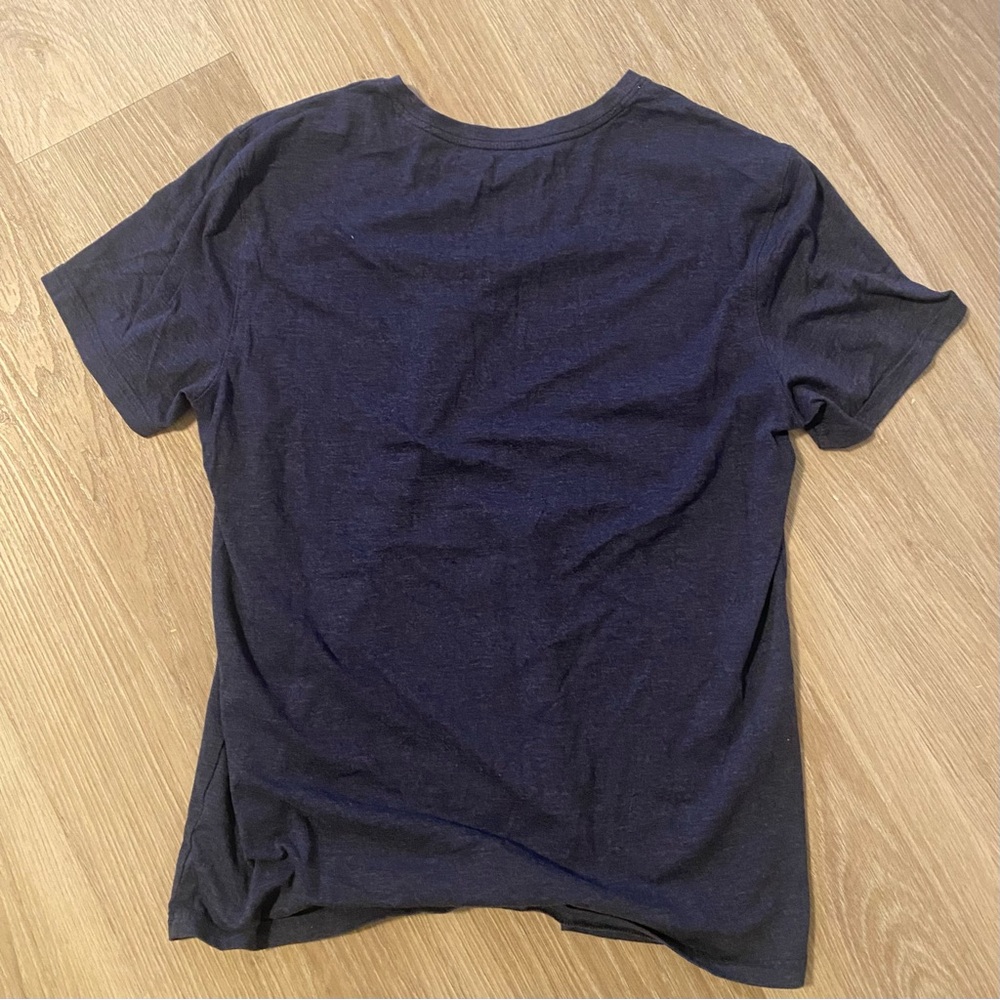 Men’s Large Apt. 9 Plain Navy T-Shirt - Picture 2 of 3